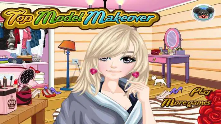 Play Top Model Makeover makeup game