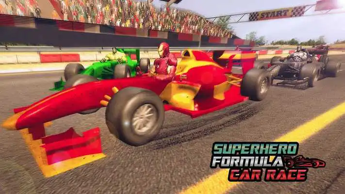 Play Top Speed Superhero Formula Car: Simulator Game