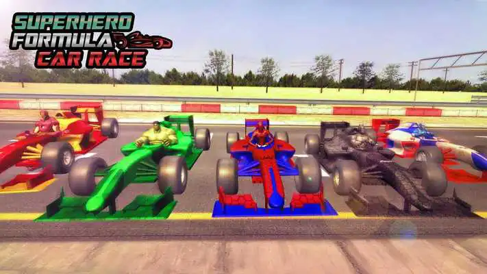 Play Top Speed Superhero Formula Car: Simulator Game