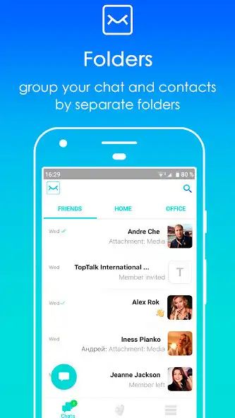 Play TopTalk Messenger as an online game TopTalk Messenger with UptoPlay