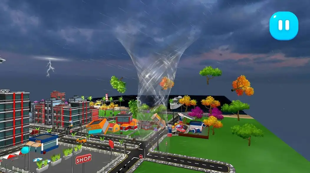 Play Tornado Rain and Thunder Sim  and enjoy Tornado Rain and Thunder Sim with UptoPlay