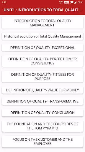 Play Total Quality Management TQM