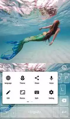 Play TouchPal Mermaid Keyboard Skin