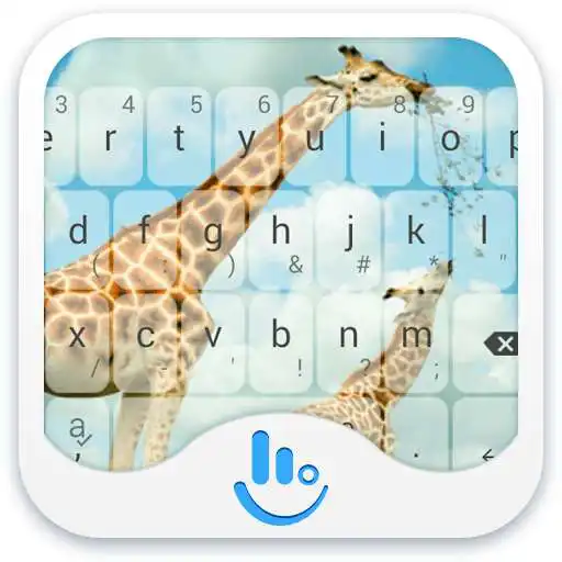 Free play online TouchPal Zoo Giraffe Theme  APK