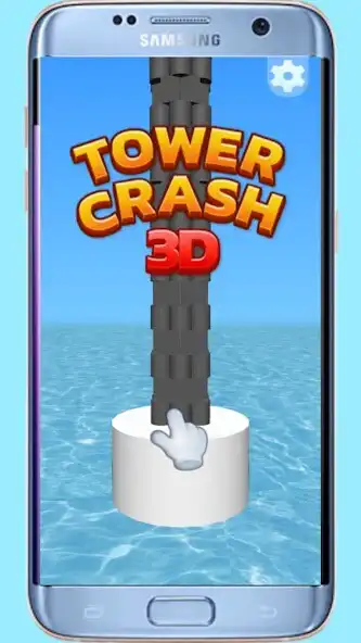 Play Tower Crash - 3D Game as an online game Tower Crash - 3D Game with UptoPlay