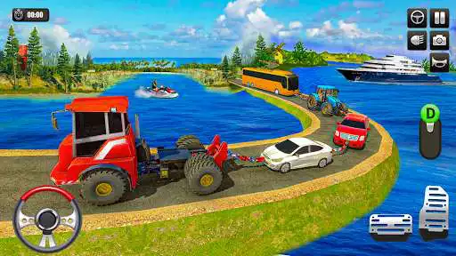 Play Towing Truck Driving Simulator as an online game Towing Truck Driving Simulator with UptoPlay