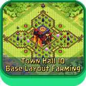 Free play online Town Hall 10 Base Layouts Farming APK