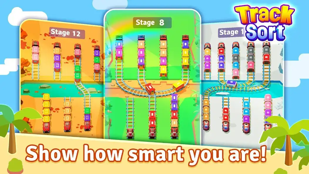 Play Track Sort - Puzzle Games  and enjoy Track Sort - Puzzle Games with UptoPlay