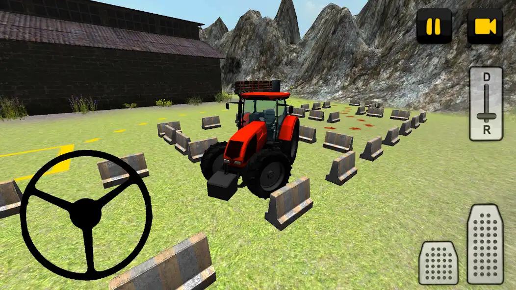 Play Tractor 3D: Log Transport as an online game Tractor 3D: Log Transport with UptoPlay