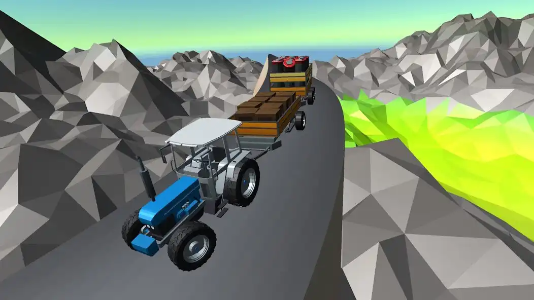 Play Tractor Driving Offroad: Trolley Transport Cargo as an online game Tractor Driving Offroad: Trolley Transport Cargo with UptoPlay