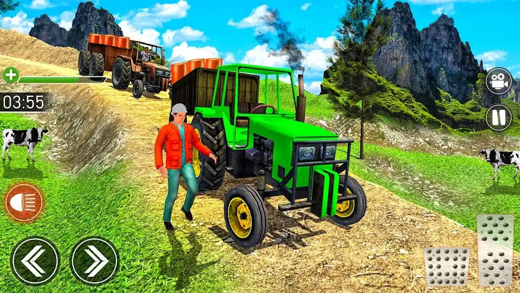 Play Tractor Trolley Cargo Game 3D  and enjoy Tractor Trolley Cargo Game 3D with UptoPlay