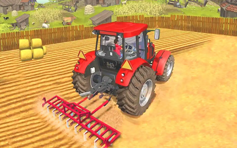 Play Tractor Trolley Farm Simulator  and enjoy Tractor Trolley Farm Simulator with UptoPlay