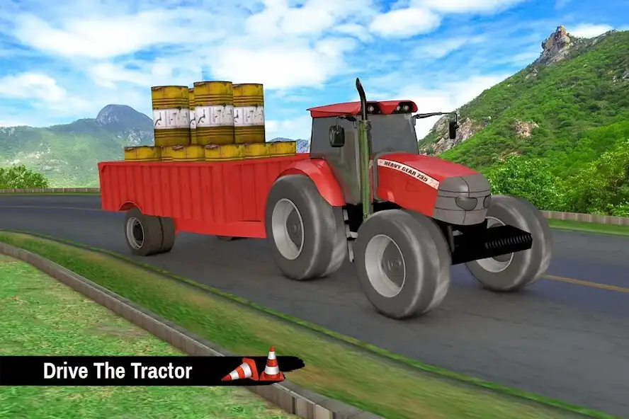 Play Tractor Trolley Parking Games as an online game Tractor Trolley Parking Games with UptoPlay