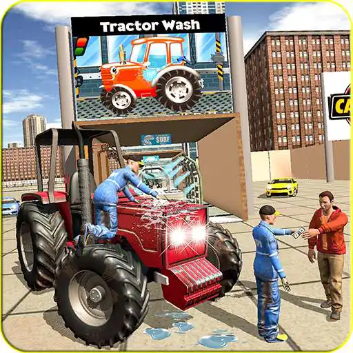 Play Tractor Wash Service -Tractor Parking Simulator 19 APK