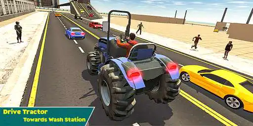 Play Tractor Wash Service -Tractor Parking Simulator 19  and enjoy Tractor Wash Service -Tractor Parking Simulator 19 with UptoPlay