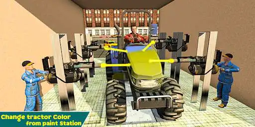 Play Tractor Wash Service -Tractor Parking Simulator 19 as an online game Tractor Wash Service -Tractor Parking Simulator 19 with UptoPlay