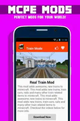 Play Train Mods For MCPE