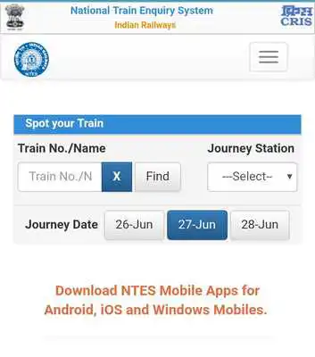 Play Train PNR Status - Train running status live