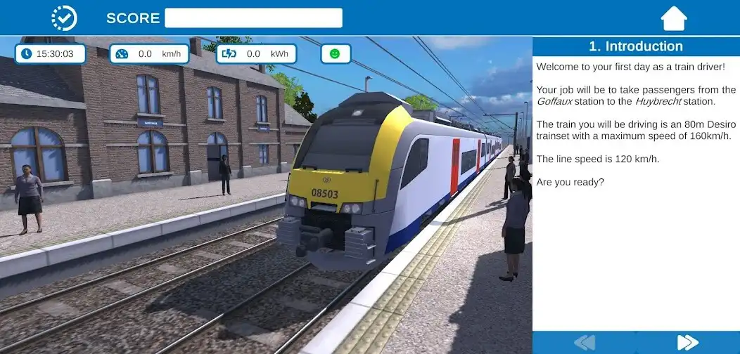 Play Train simulator SNCB-NMBS as an online game Train simulator SNCB-NMBS with UptoPlay