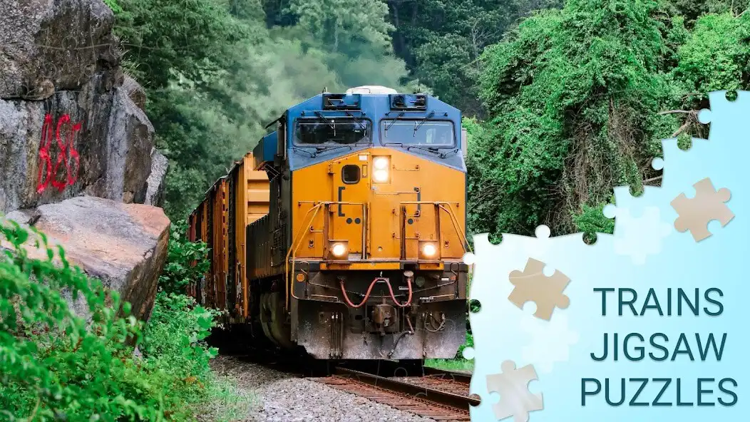 Play Trains Jigsaw Puzzles Games as an online game Trains Jigsaw Puzzles Games with UptoPlay