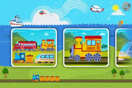 Play Trains Planes Puzzle for Kids  and enjoy Trains Planes Puzzle for Kids with UptoPlay