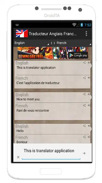 Play Translator French - English as an online game Translator French - English with UptoPlay