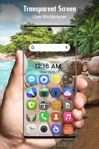 Play Transparent Screen & Live Wallpaper  and enjoy Transparent Screen & Live Wallpaper with UptoPlay