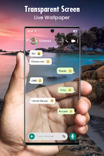 Play Transparent Screen & Live Wallpaper as an online game Transparent Screen & Live Wallpaper with UptoPlay