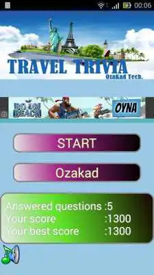 Play Travel Quiz Game