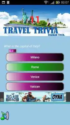 Play Travel Quiz Game