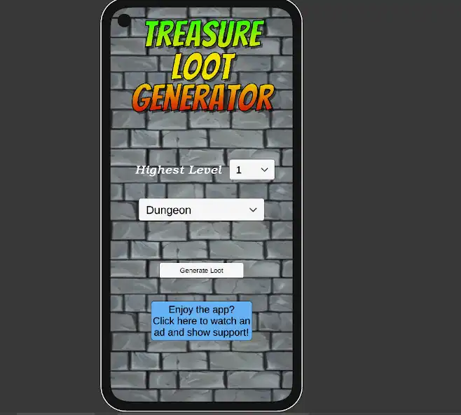 Play Treasure Loot Generator  and enjoy Treasure Loot Generator with UptoPlay