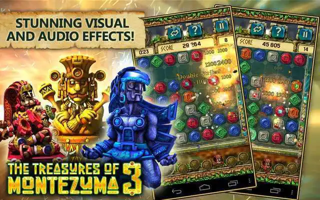 Play Treasures of Montezuma 3 Free. True Match-3 Game.