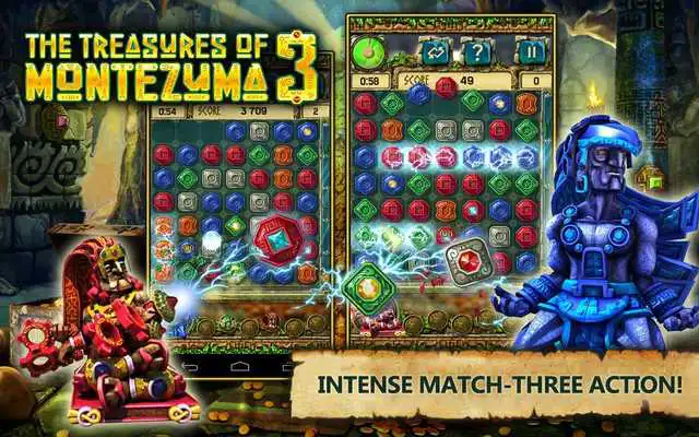 Play Treasures of Montezuma 3 Free. True Match-3 Game.