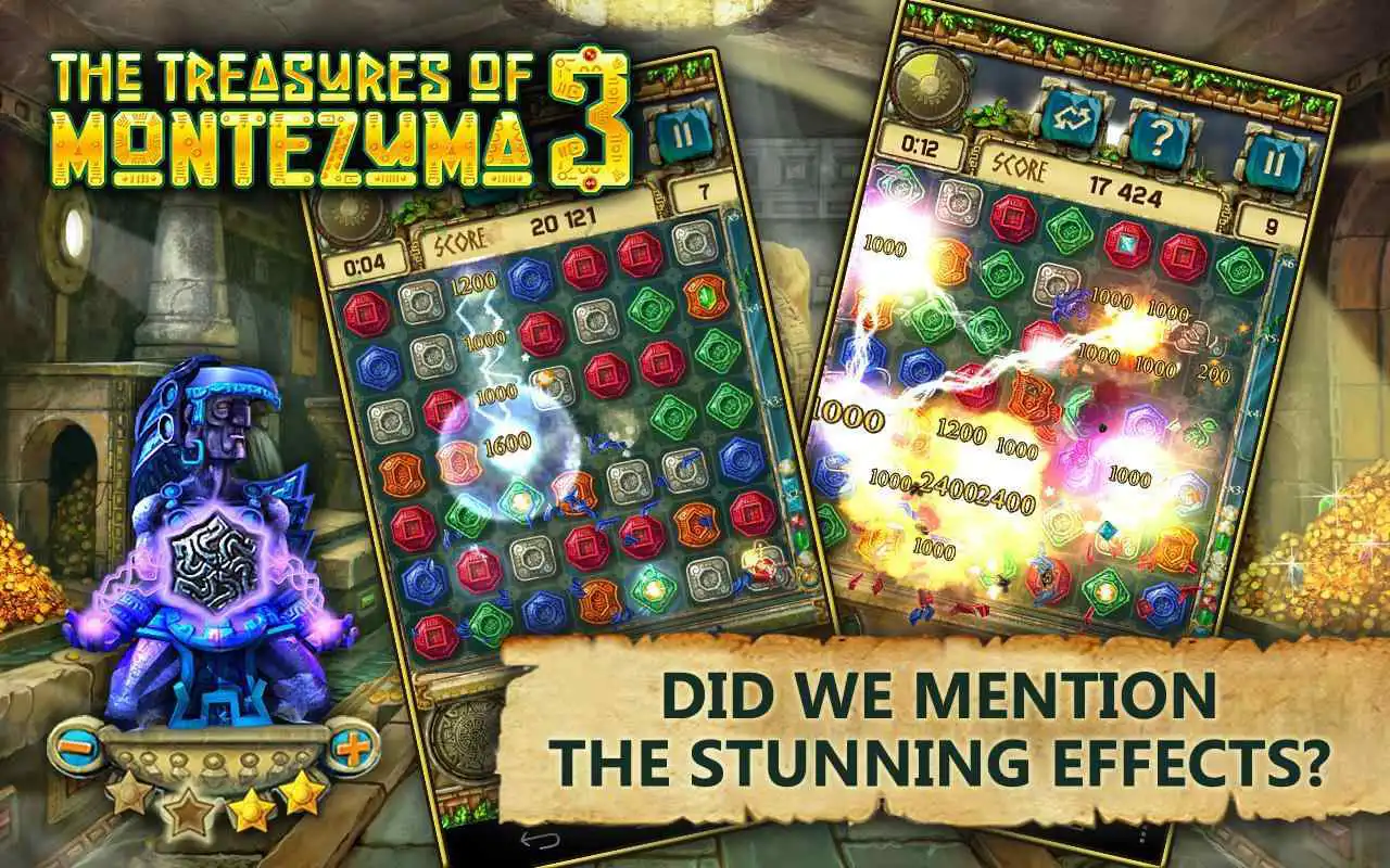 Play Treasures of Montezuma 3 Free. True Match-3 Game.