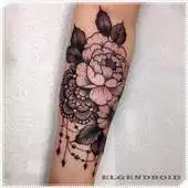 Free play online Trendy Flower Tattoo Design Idea APK