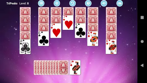 Play TriPeaks Solitaire Free