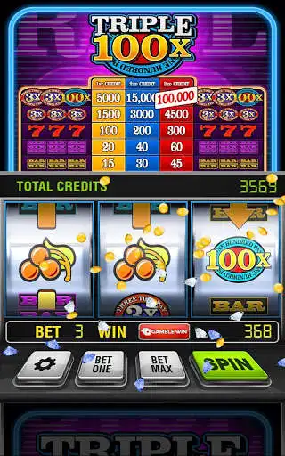 Play Triple 100x Slots HD as an online game Triple 100x Slots HD with UptoPlay