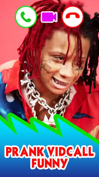 Play Trippie Redd Fake Video Call  Wallpaper  and enjoy Trippie Redd Fake Video Call  Wallpaper with UptoPlay