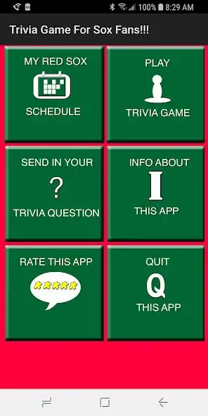 Play Trivia  Schedule for Sox fans  and enjoy Trivia  Schedule for Sox fans with UptoPlay