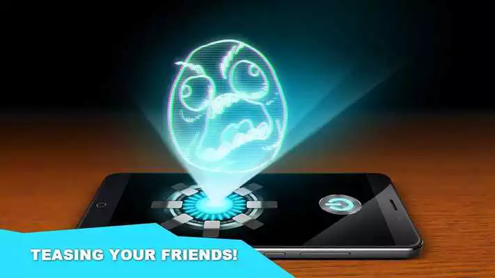 Play Troll Face Hologram Prank