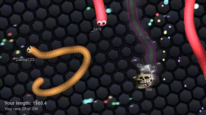 Play Troll Face Skin for slither.io