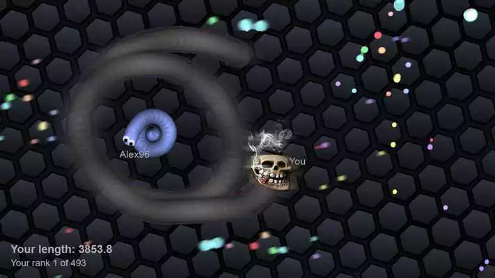 Play Troll Face Skin for slither.io