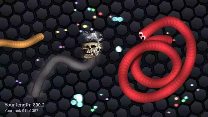 Play Troll Face Skin for slither.io