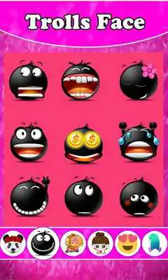 Play Trolls Emoji Stickers