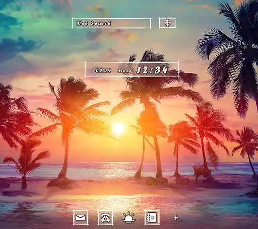 Play Tropical Beach Sunset Theme  and enjoy Tropical Beach Sunset Theme with UptoPlay