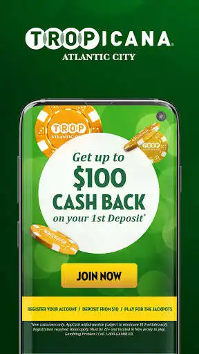 Play Tropicana.AC: Real Money Slots, Roulette & Casino  and enjoy Tropicana.AC: Real Money Slots, Roulette & Casino with UptoPlay