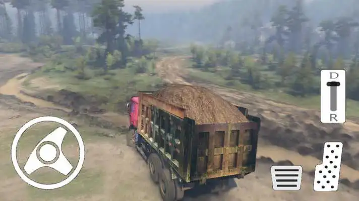 Play Truck Driver Operation Sand Transporter