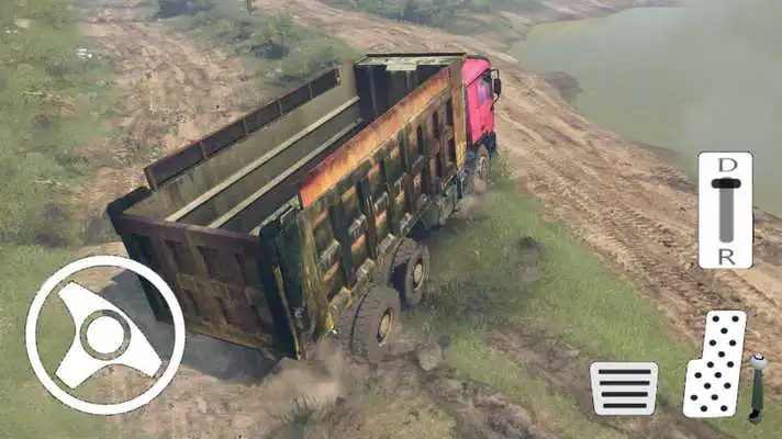 Play Truck Driver Operation Sand Transporter