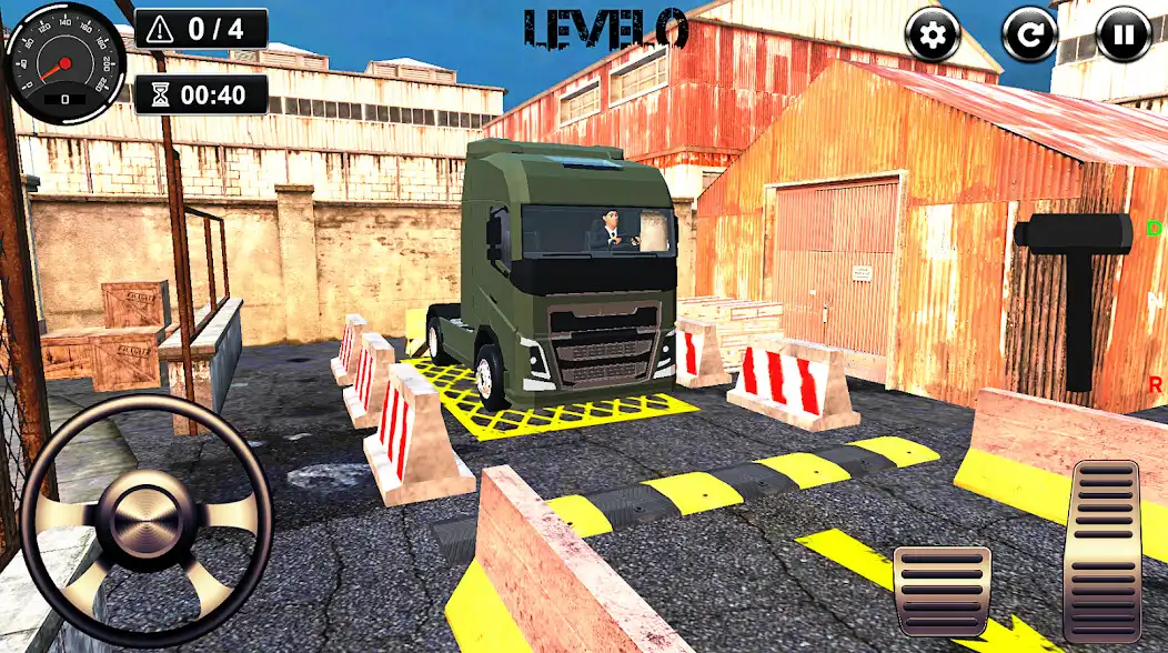 Play Truck Parking Simulator as an online game Truck Parking Simulator with UptoPlay