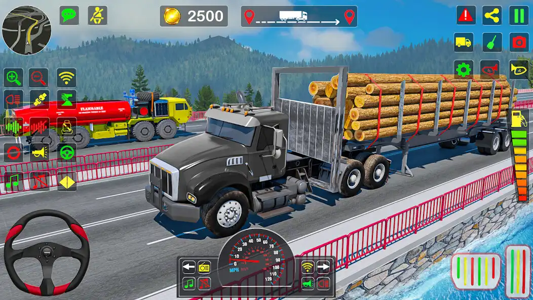 Play Truck Simulator US Truck Games as an online game Truck Simulator US Truck Games with UptoPlay